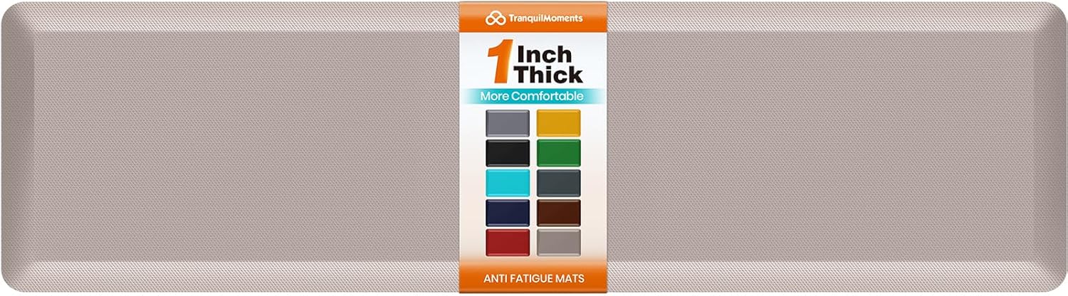 Kitchen Mats for Floor - Extra-Thick Non-Slip Comfort Mat