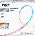 Smart LED Neon Flex Strip Lights 10FT - Bendable RGBW Color Chasing