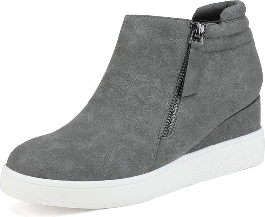 DREAM PAIRS Womens Platform Wedge Sneakers Ankle Booties Review