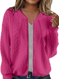 Stylish Women's Zip Up Cardigan Sweater for Fall Warmth