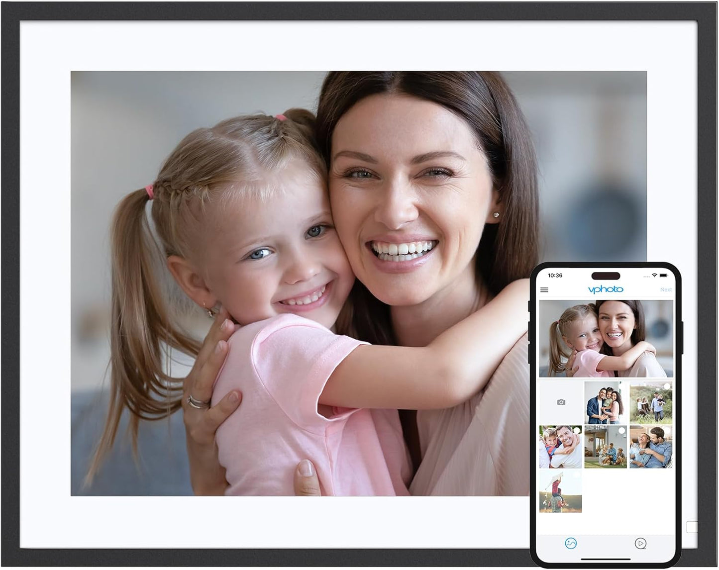 Dragon Touch Digital Picture Frame 16.7 Inch Touch Screen Display