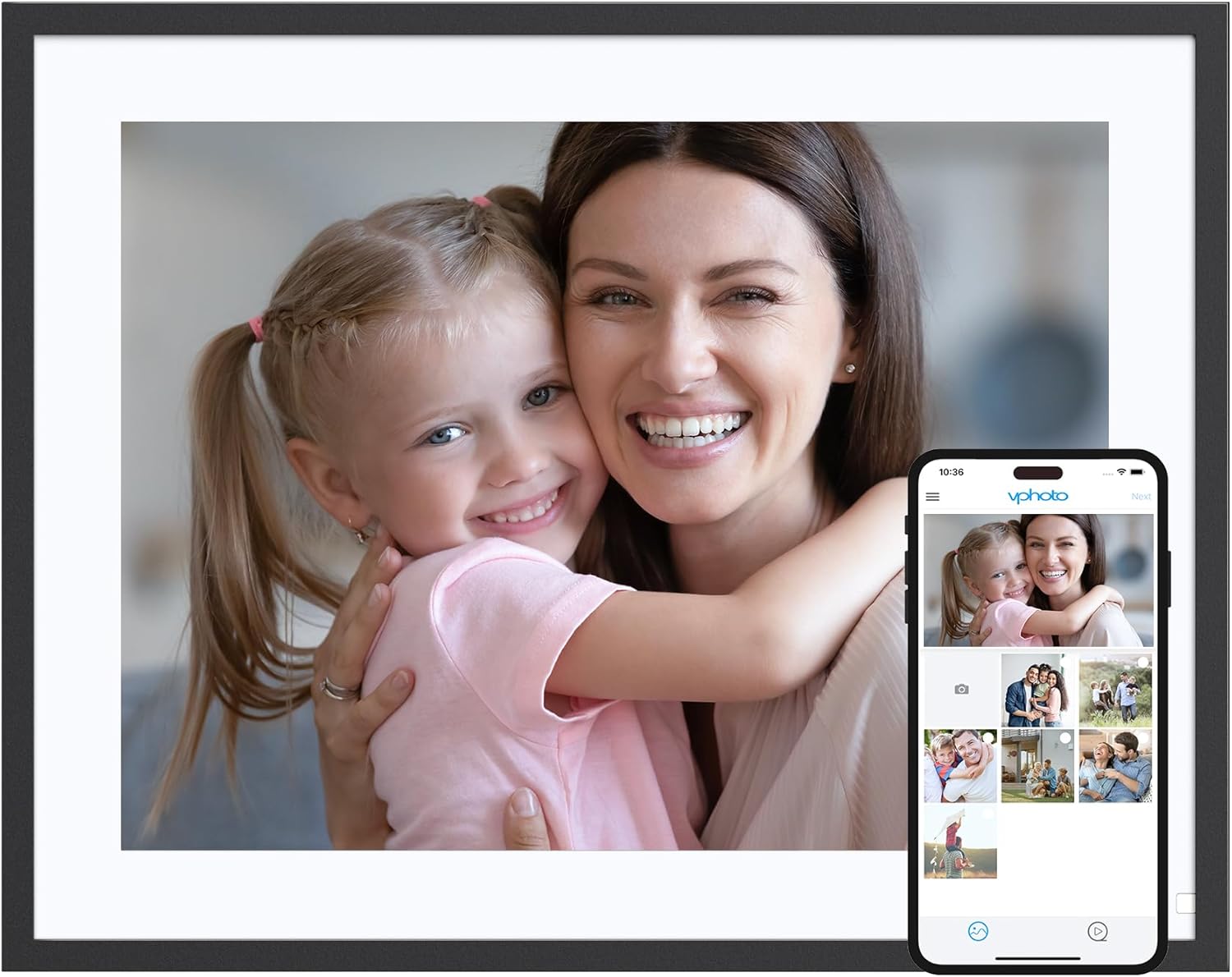 Dragon Touch Digital Picture Frame 16.7 Inch Touch Screen Display