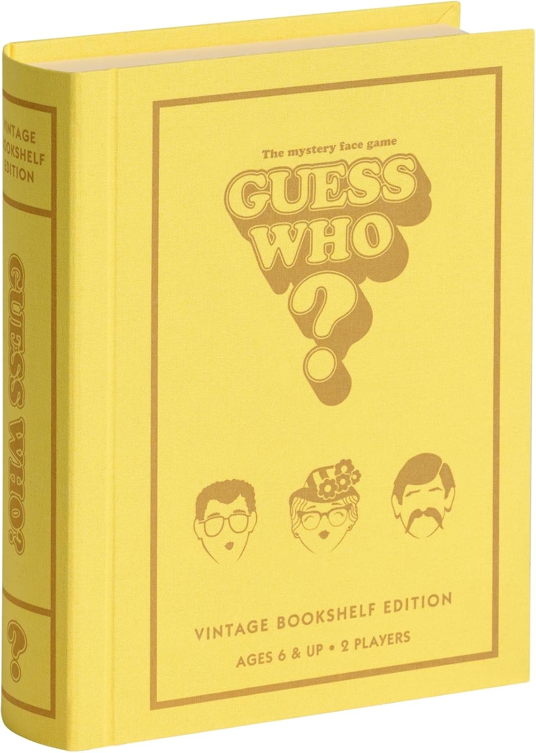 Guess Who? Vintage Bookshelf Edition for Timeless Game Nights