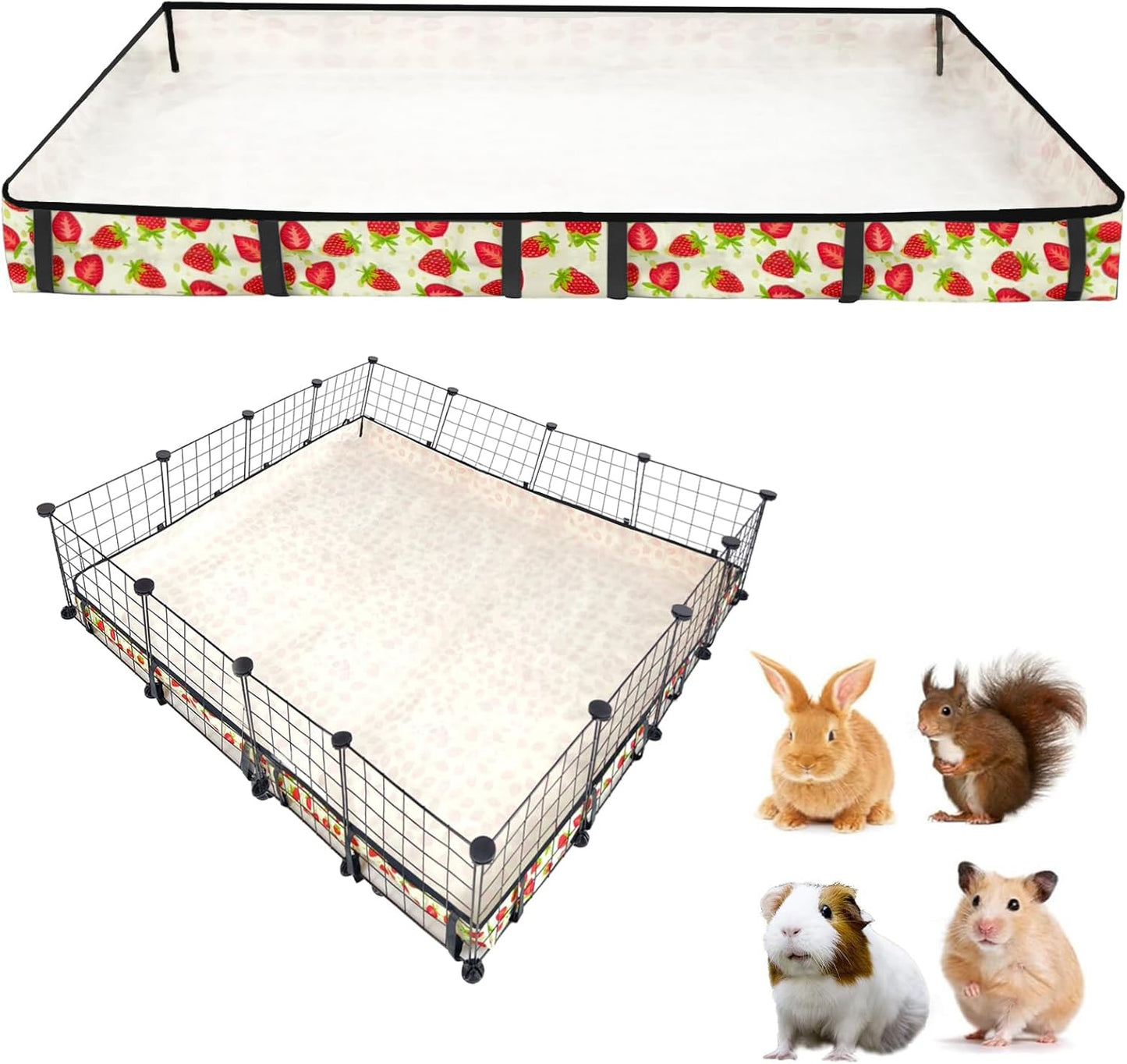Guinea Pig Cage Liner for Small Animals, Waterproof and Washable