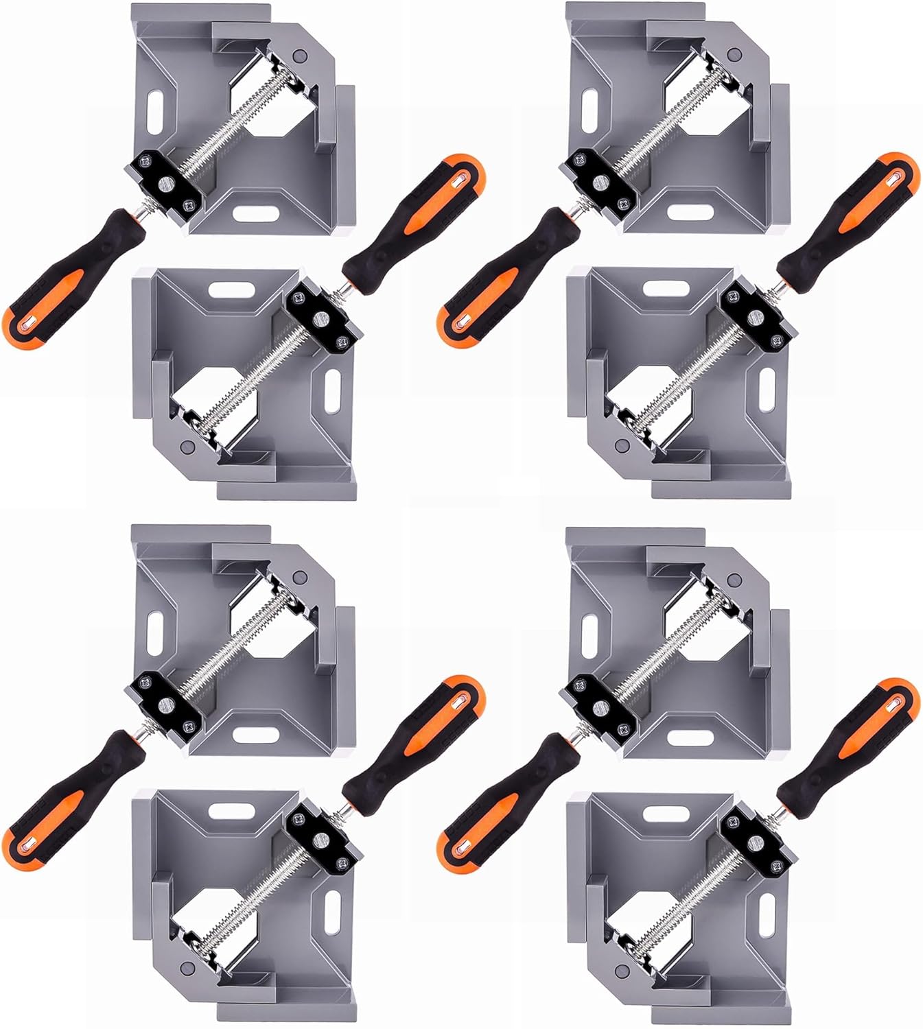 8pcs Corner Clamp for Woodworking - Adjustable Right Angle Tool