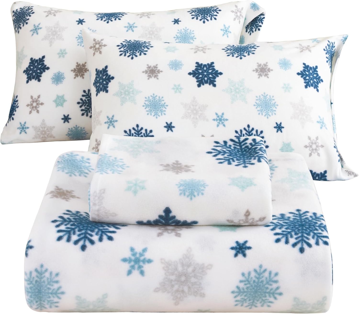 Softan Plush Micro Fleece Queen Bed Sheet Set for Cozy Nights