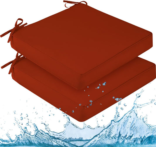 Waterproof Outdoor Chair Cushions for Patio Furniture, 22in