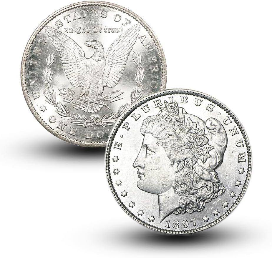 Antique 1897 S Morgan Silver Dollar Coins for Collectors