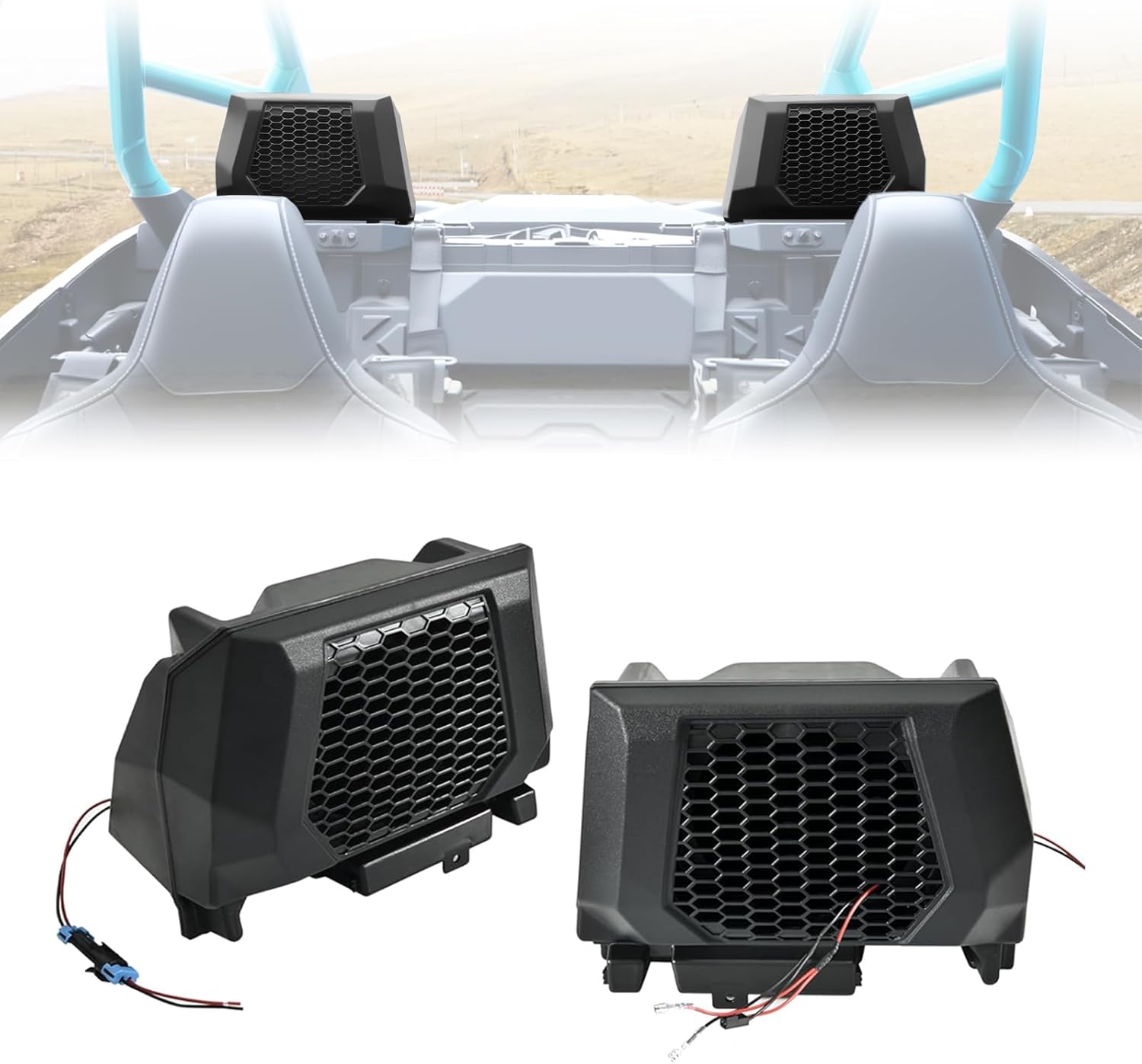 6.5 Inch Speaker Pod Enclosure for Polaris RZR PRO XP/R/S 2025