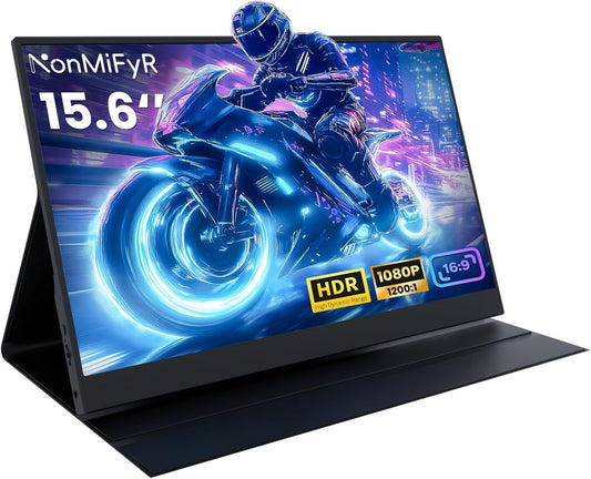 Boost Productivity Anywhere with Portable 15.6 Monitor