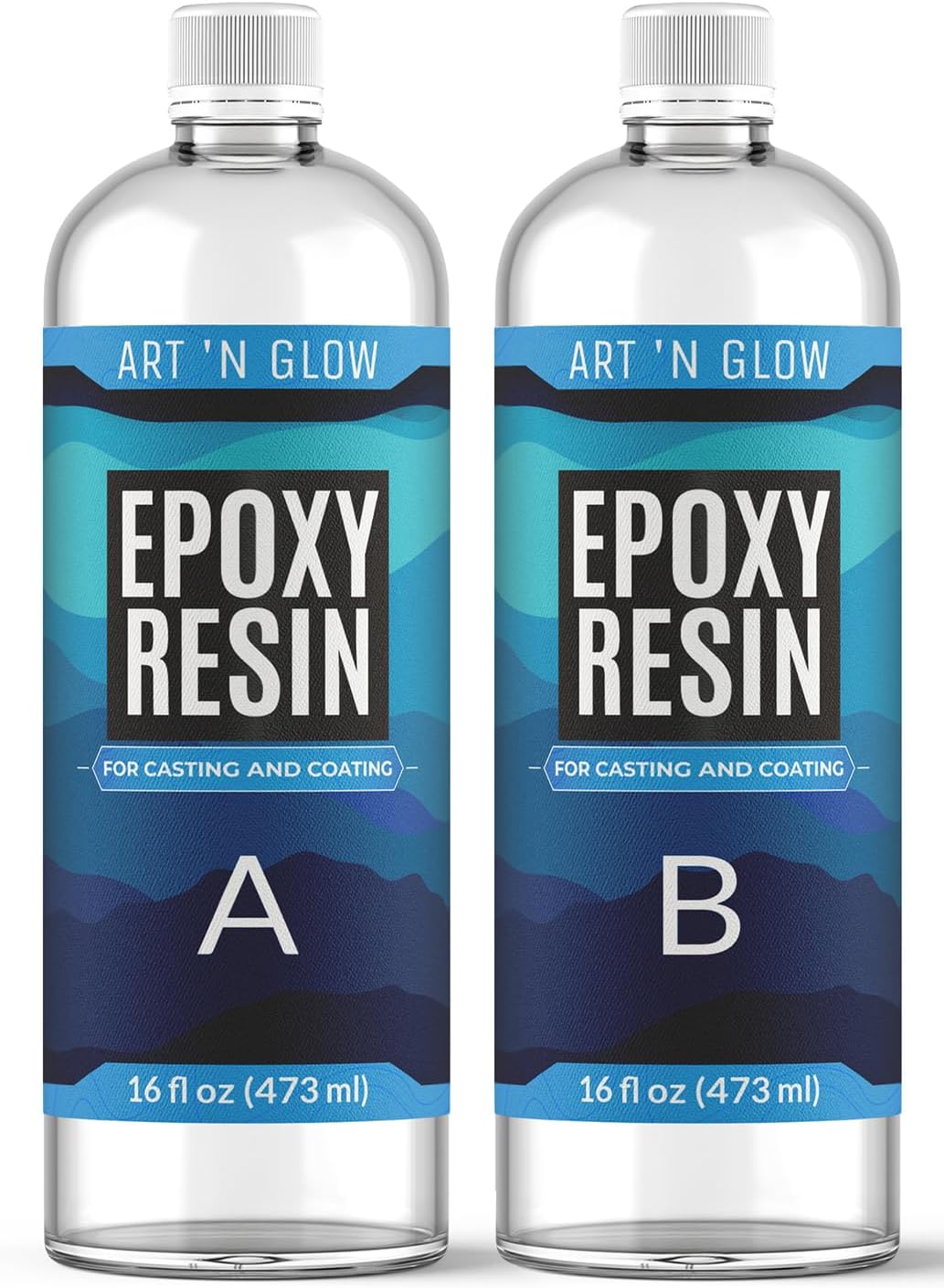Art 'N Glow Epoxy Resin Kit - Crystal Clear, UV Resistant