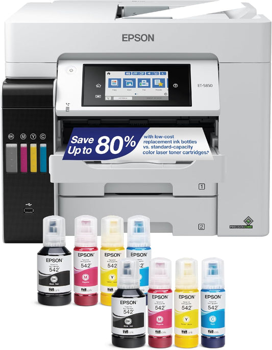 Epson ET-5850: Wireless EcoTank Pro Printer