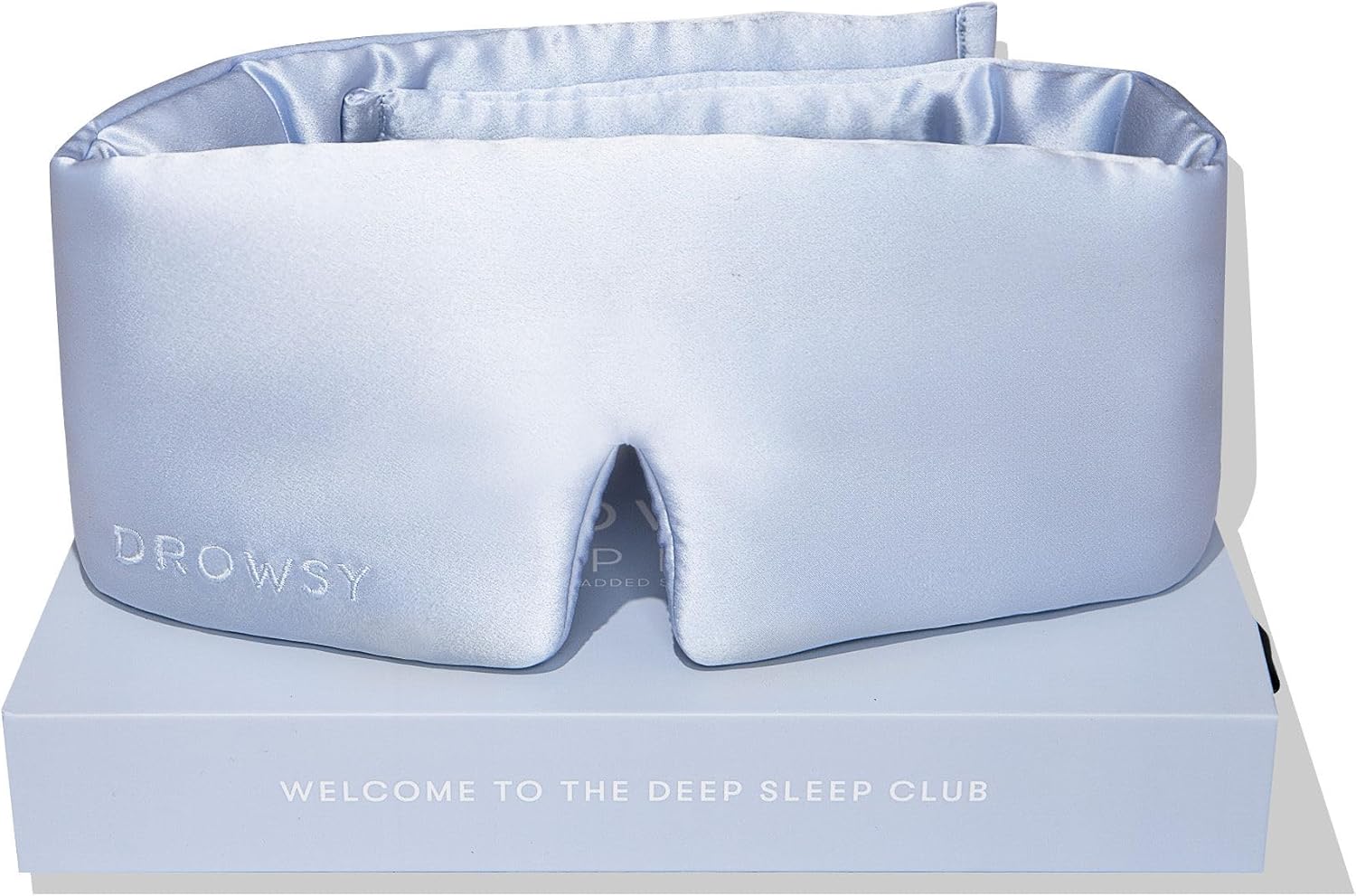 DROWSY Silk Sleep Mask - Luxurious Padded Cocoon for Sleep