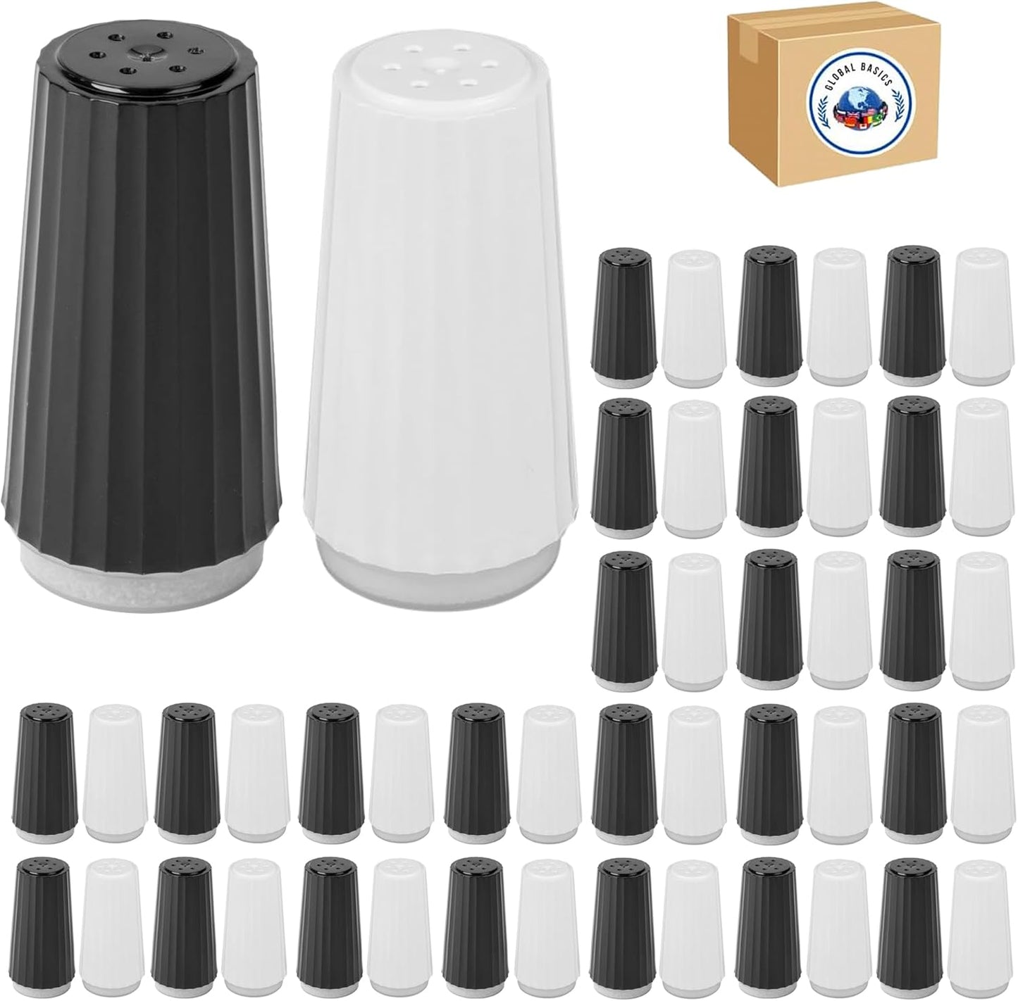 Disposable Salt and Pepper Shakers for Parties and Events