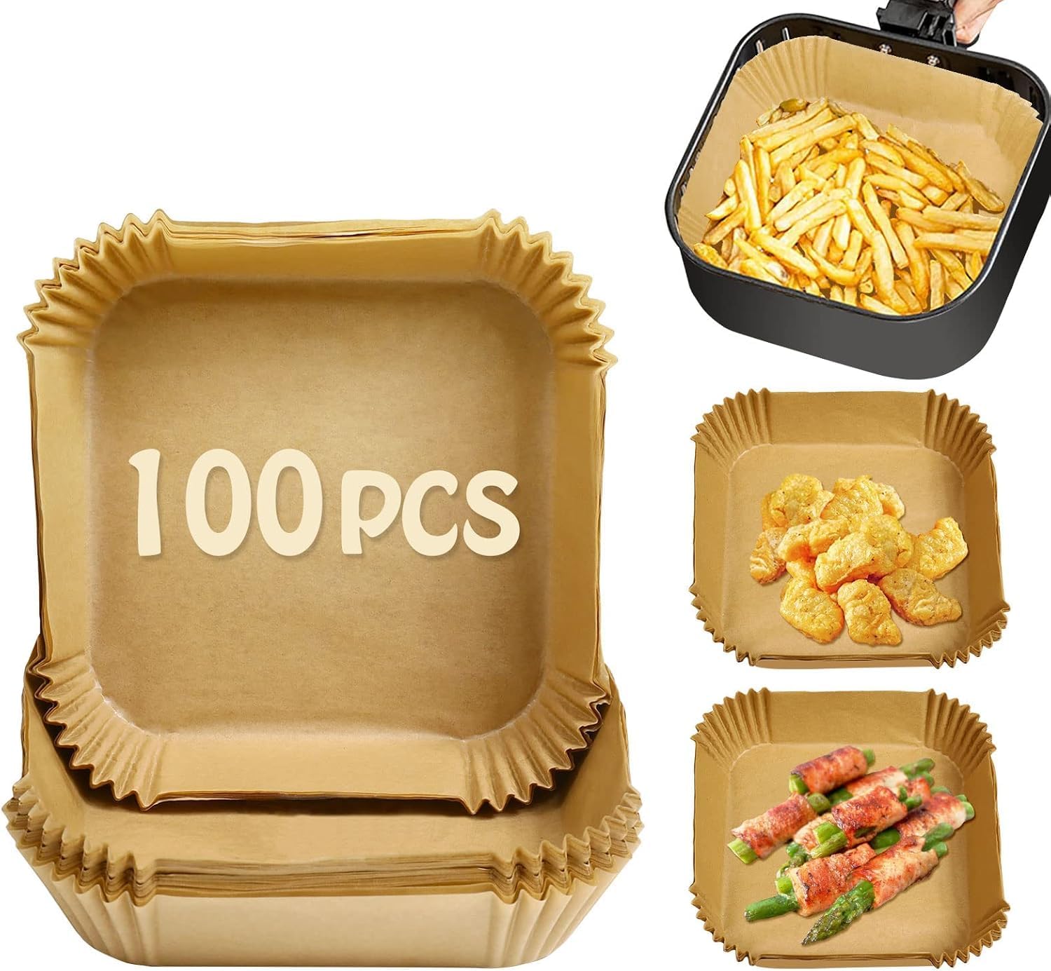 Non-Stick Air Fryer Liners: Mess-Free Cooking!