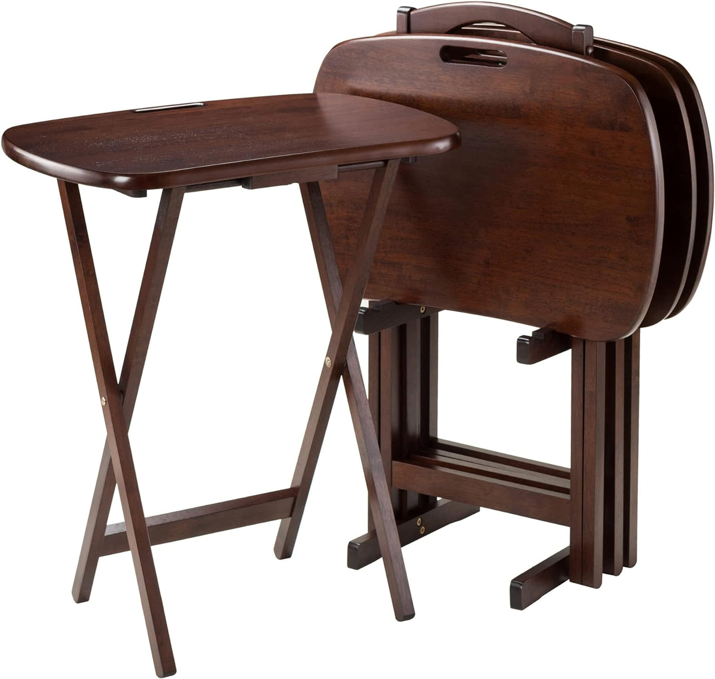 Stylish Winsome Lucca Snack Table - Convenient Space Saver!