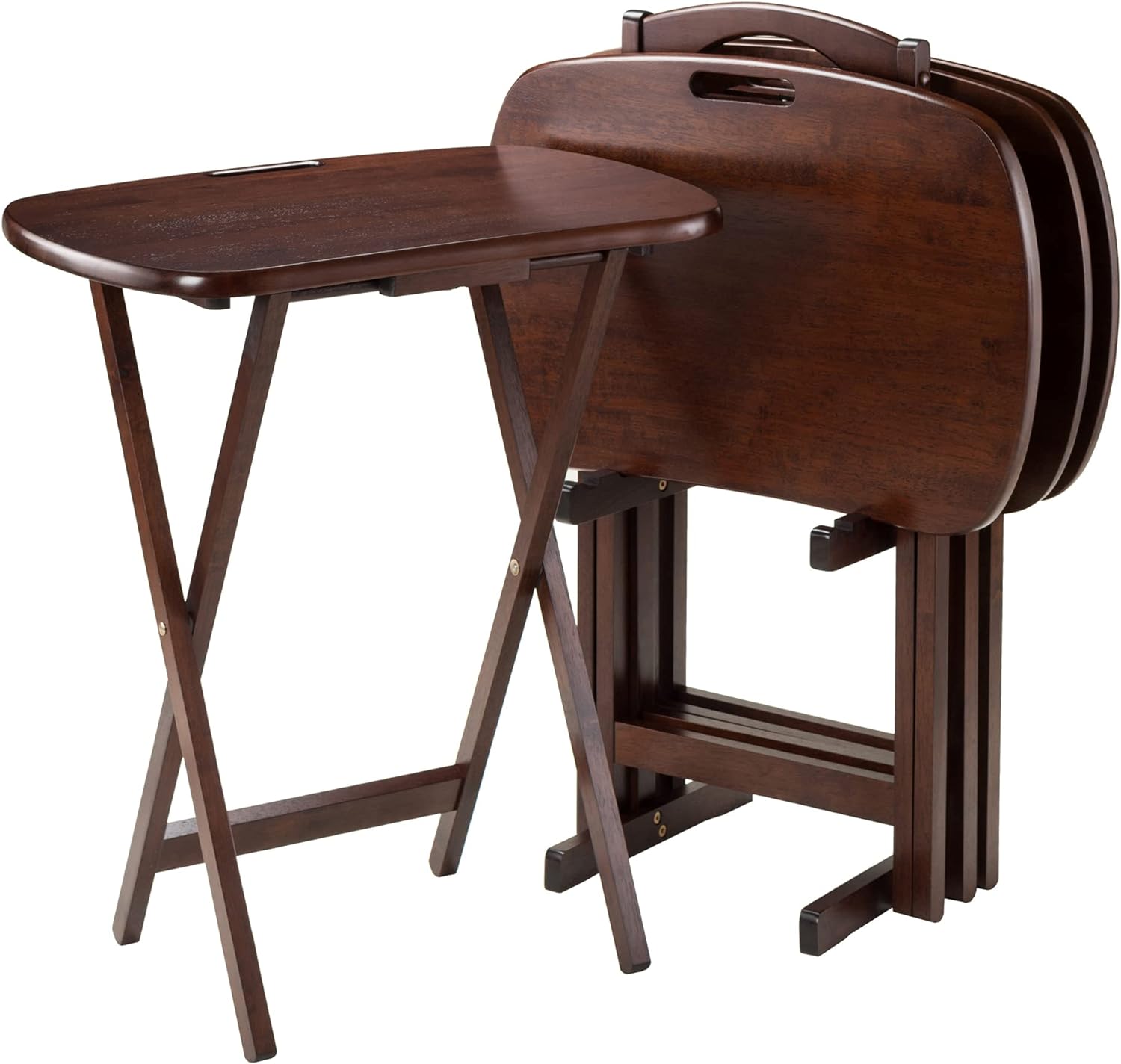 Stylish Winsome Lucca Snack Table - Convenient Space Saver!