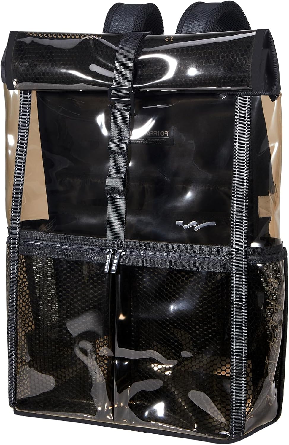Clear Backpack Heavy Duty Adults 18L Rolltop for Travel