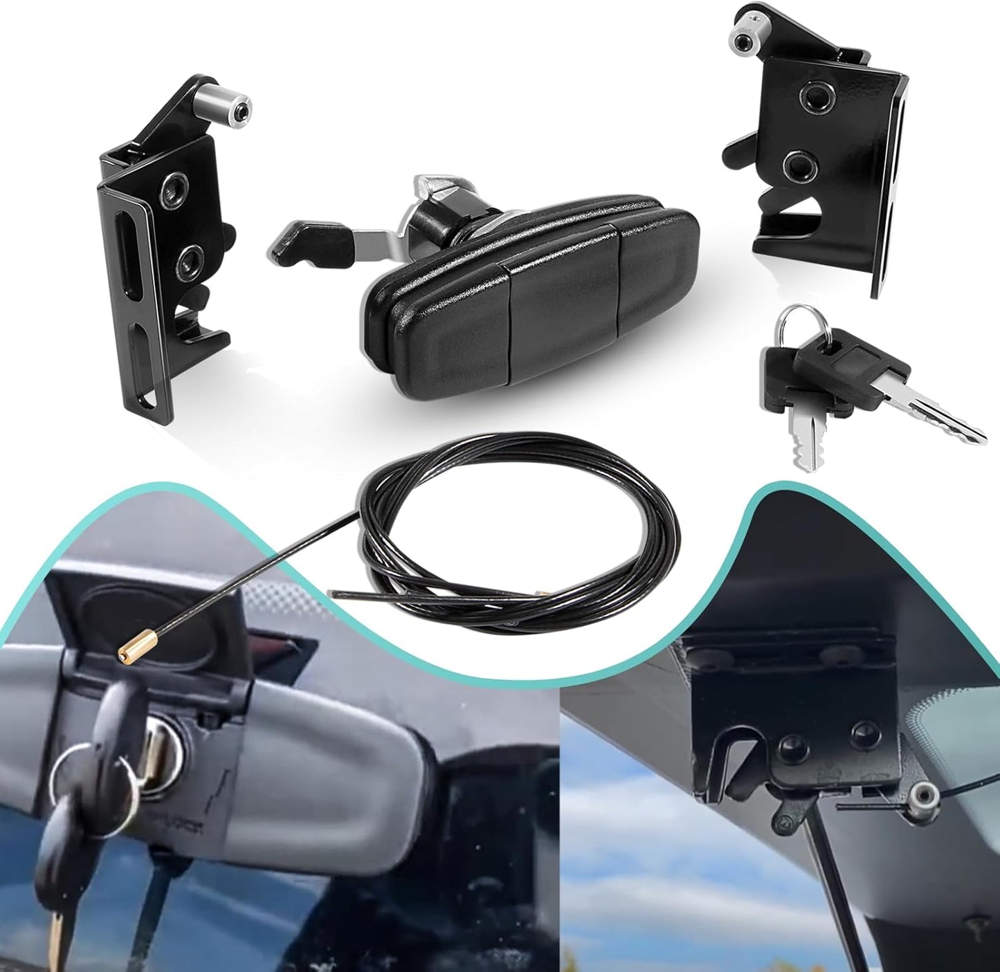 Replacement Part for LEER Twist Handle Kit with 2 Keys