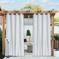 NICETOWN Outdoor Curtains for Patio Waterproof 120