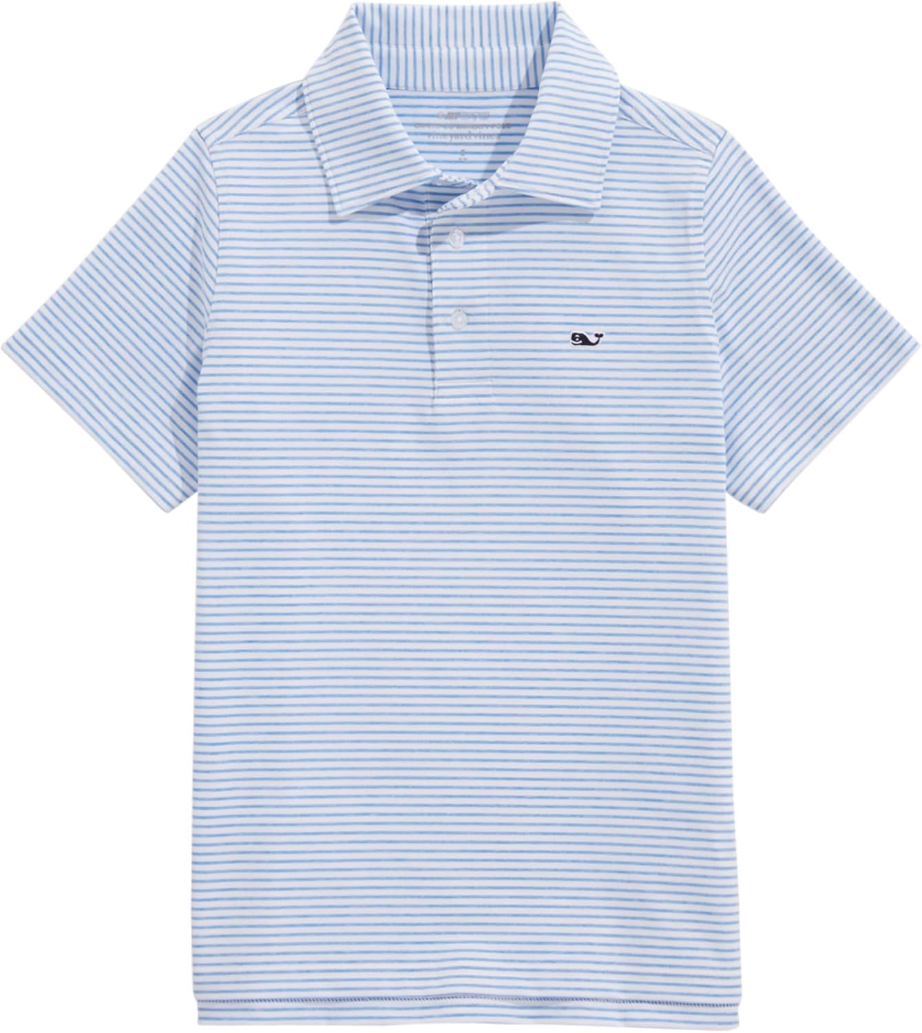 Boys' Bradley Stripe Sankaty Polo - Performance Fit & Comfort
