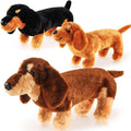 Dachshund 3 Pcs Dog Plush Stuffed Animal Set - Soft Cuddle Friends