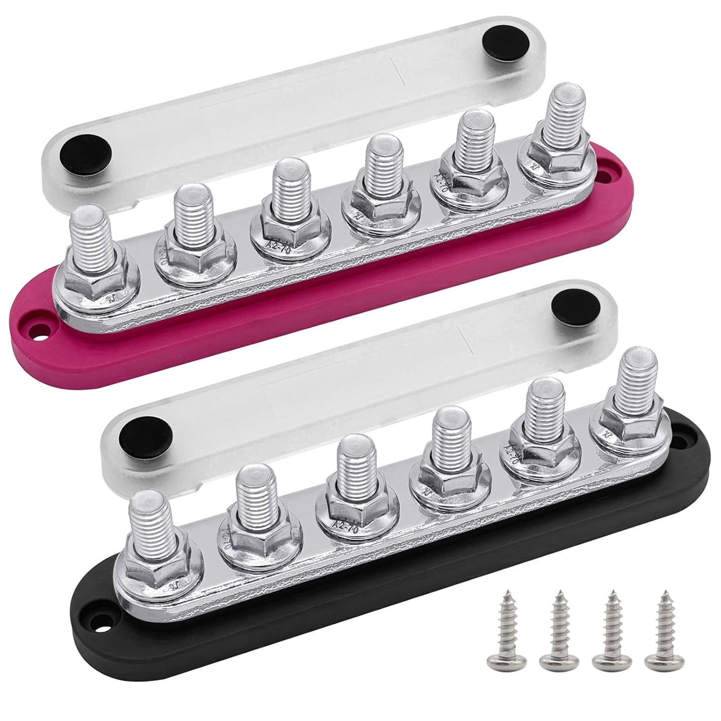 6 x M10 Studs Power Distribution Block for 12V Marine Use
