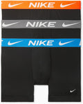 Nike Mens 3PK Dri-Fit Boxer Briefs for Men - Breathable Comfort