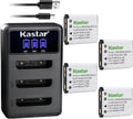 Kastar Triple USB Charger with 4 Pack BP-DC17 Batteries - Portable