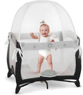 KinderSense Pack N Play Tent - Breathable Mesh Crib Safety Canopy