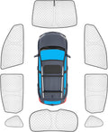 KMF 8pcs Thicken Full Window Sun Shades for Honda CR-V 2017-2022