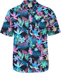 Hawaiian Shirts for Men - Stretch Fabric Modern Fit Casual Beach Shirt