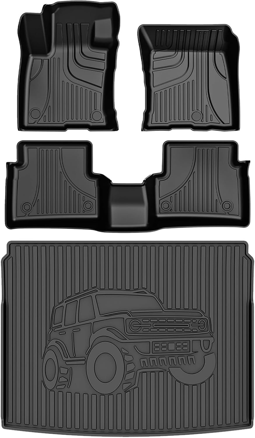 AOMSAZTO Floor Mats for Ford Bronco Sport - All Weather Protection