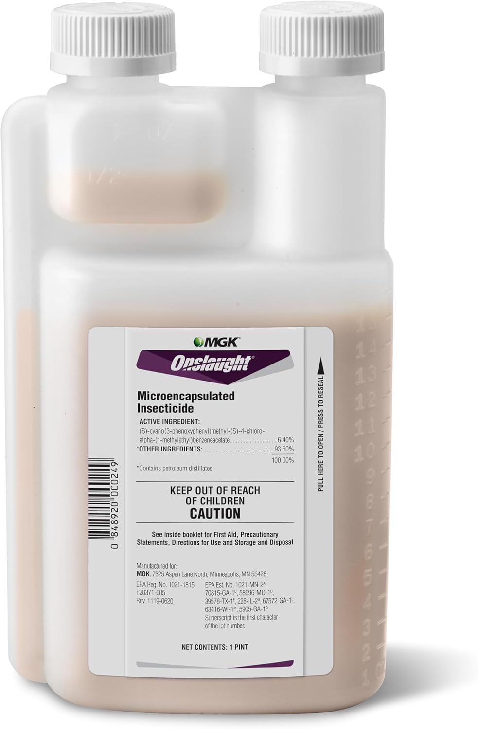 MGK Onslaught Microencapsulated Insecticide for Pest Control