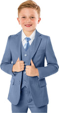 Boys Formal Suit 5 Piece Set Toddler Tuxedos for Wedding (Style NJ44)