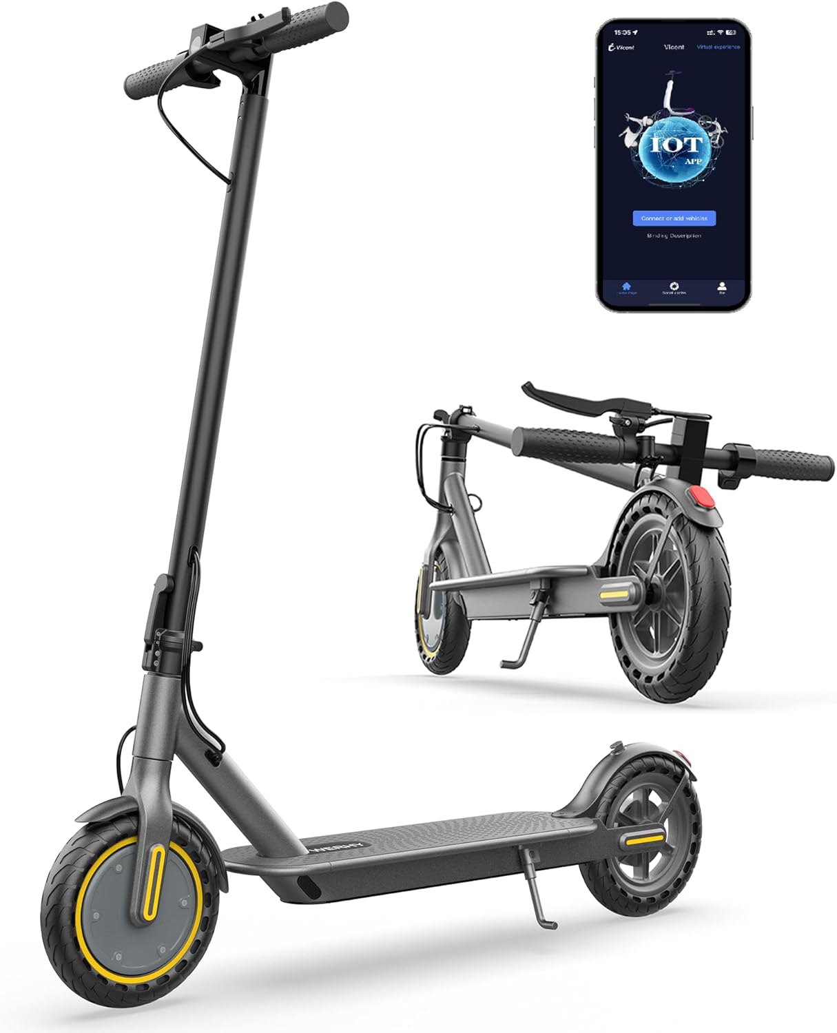 Electric Scooter with Powerful 500W Motor and Smart Features