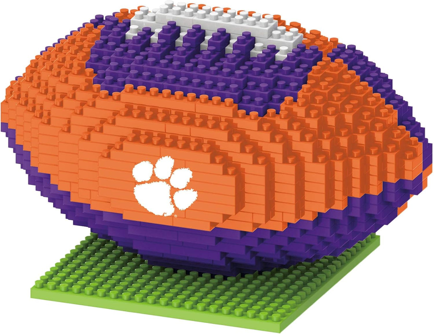 FOCO NCAA Unisex-Adult 3D BRXLZ Team Logo Football Build Set