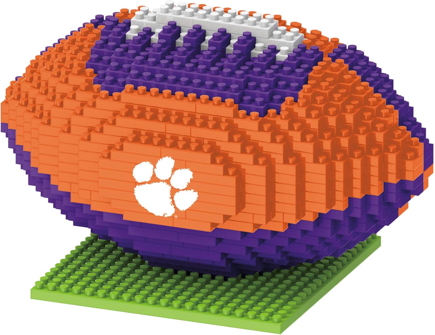 FOCO NCAA Unisex-Adult 3D BRXLZ Team Logo Football Build Set