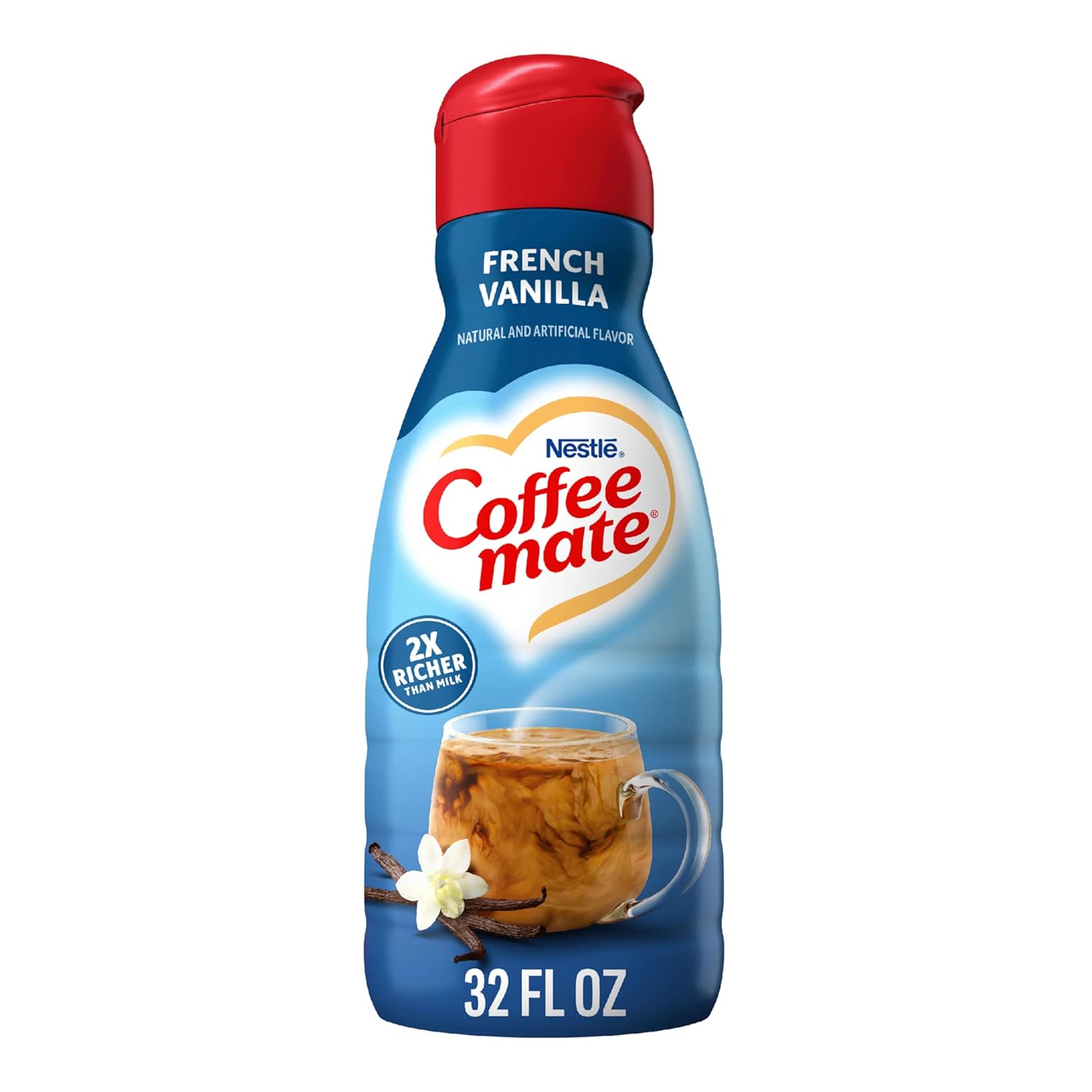 French Vanilla Coffee Creamer, Non-Dairy, Gluten-Free, 63 Servings