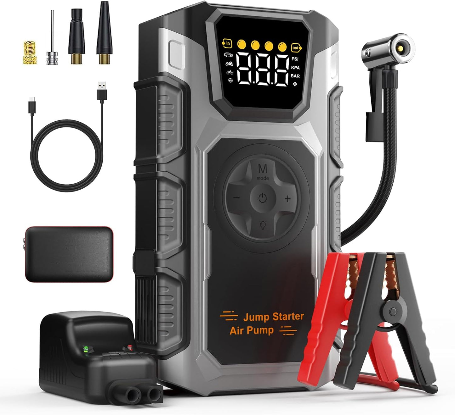 4500A Jump Starter & Air Compressor Combo by Oreetga
