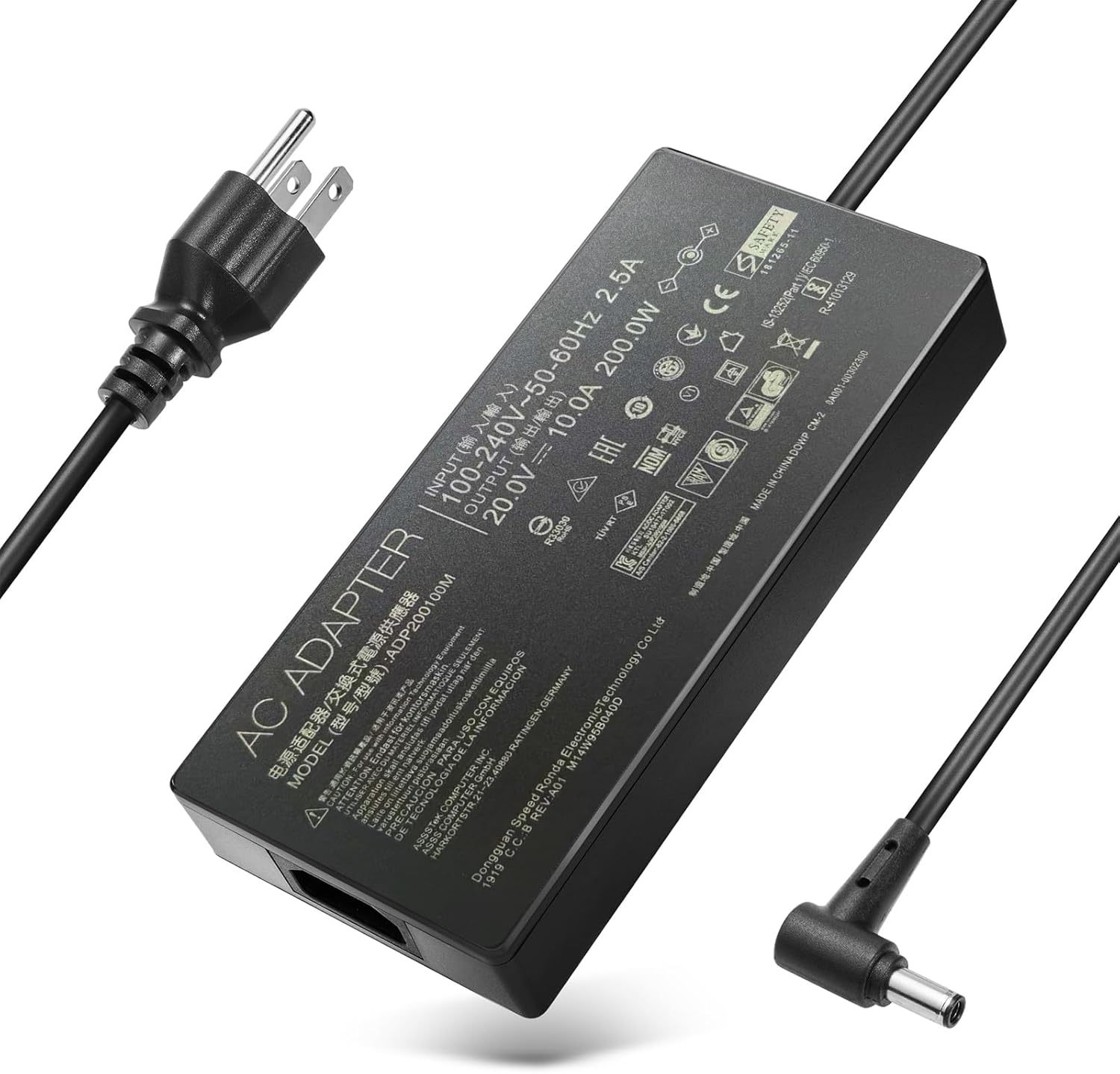 200W Charger for Asus ROG Zephyrus G15 and TUF Gaming Laptops