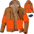 Glaais Heated Jacket for Men with 12V 18400mAh Battery - Fast