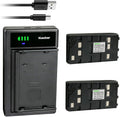 Kastar 2-Pack Battery and Smart USB Charger - Reliable Power