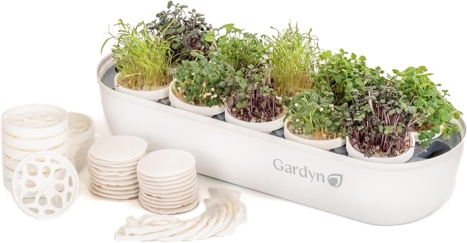 GARDYN Complete Microgreens Growing Kit for Indoor Gardening