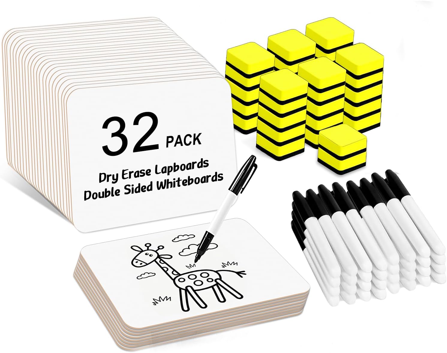 Double Sided Dry Erase Lapboards for Classroom Use and More