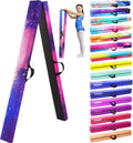 8FT Folding Balance Beam Wood Core - Stable Home Gymnastics Beam