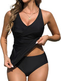 Yonique Tankini Swimsuits for Women Tummy Control - Flattering Fit can
