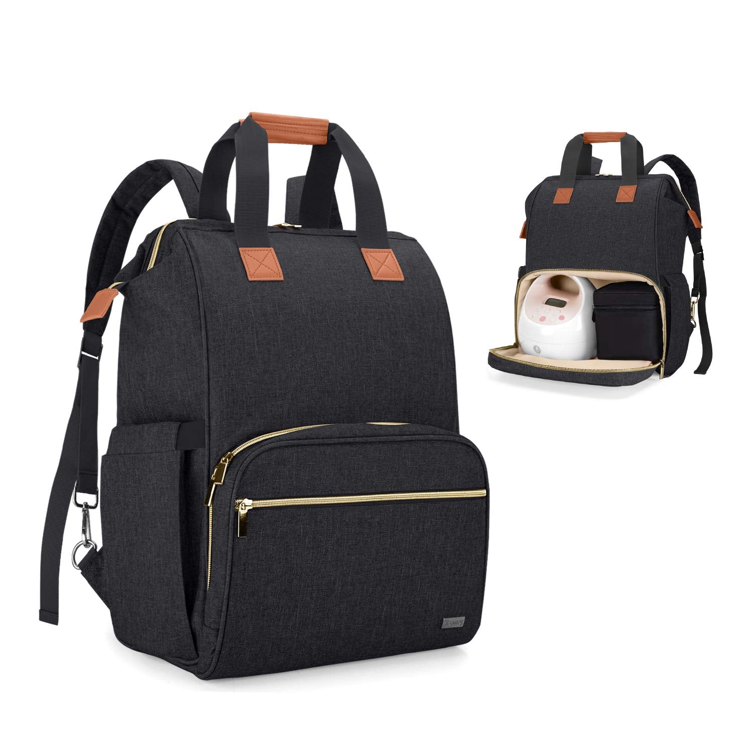 Teamoy Breast Pump Bag for Spectra and Medela with Laptop Sleeve
