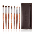 Natural Pony Hair Eye Shadow Brush Set - Small Travel Eyeshadow