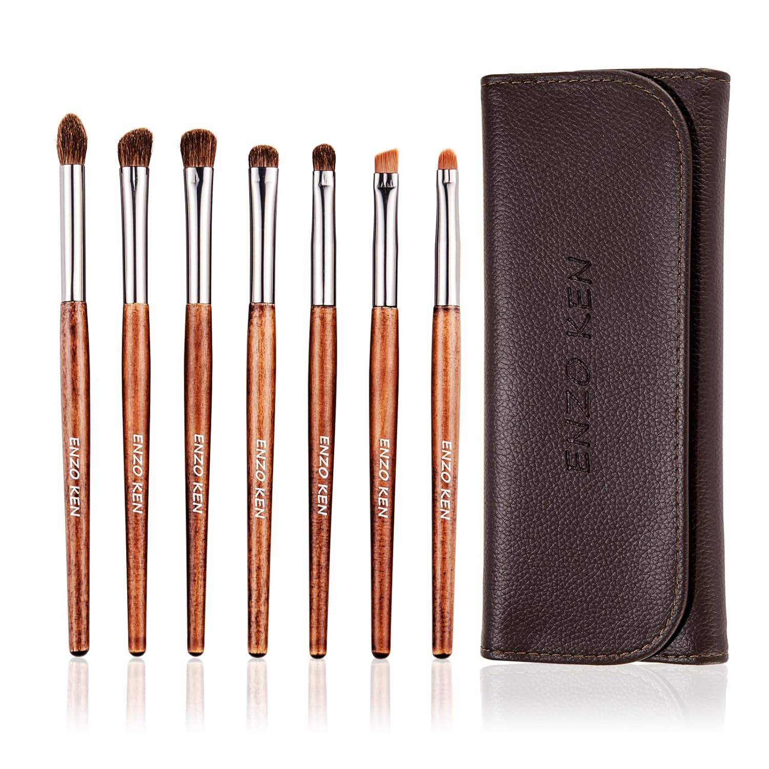 Natural Pony Hair Eye Shadow Brush Set for Professional Makeup